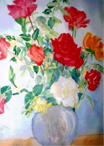 Roses Aquarelle